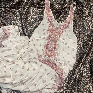 Free People Faithfully Yours Slip Ruffle Dress